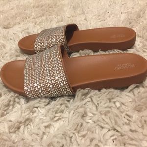 Sparkly Crystal Embellished Sandals